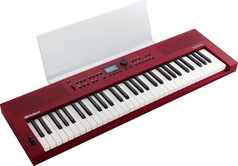Roland GO:KEYS 3 Turquoise Music Creation Keyboard Bundle with Adjustable Stand, X-Style Keyboard Bench, Sustain Pedal, Online Piano Lessons, and Austin Bazaar Polishing Cloth in Saudi Arabia
