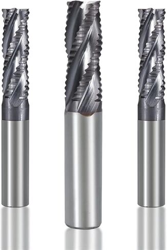 5-16mm الخشن نهاية 4 الناي فائق الموجه جهاز التوجيه بتات لأدوات الصلب الألومنيوم الخشب 1pcs (الحجم: 12xd12x35x85l) in Saudi Arabia