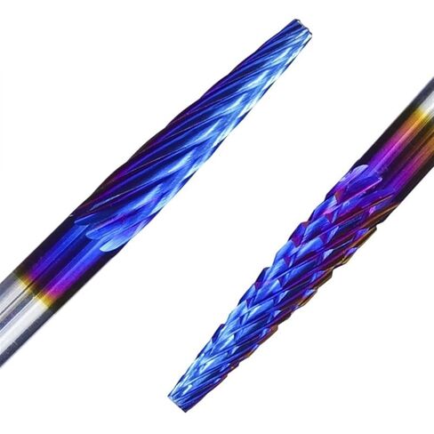 مقاطع دوارة لدغية واحدة مزدوجة الكربيد كربيد الملفات لملفات دوارة خشبية 3x3mm لروتين 20pcs in Kuwait