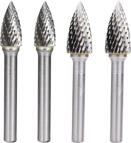 Rotary File 6mm Shank G Type Double Cut Tungsten Carbide Rotary Burrs Bit for Metal Wood Hand Tool 1Pcs (Color : 18x6mm) in Saudi Arabia