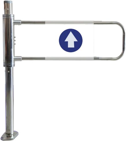 دليل المدخل في اتجاه واحد بوابة أرجوحة ترديد أوتوماتيكي مع سلامة من الفولاذ المقاوم للصدأ ، بوابة أمان إغلاق تلقائية للسوبر ماركت وملاعب ، 50 × 100 سم ، فضي ب ، ش. in Kuwait