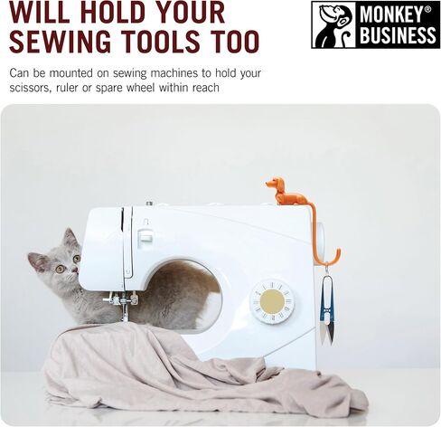 Monkey Business Rusty The Dog Tail Hook for Computer Screen, Desk Headphone Hanger Organizer Decorative Hooks, Adhesive Hook for Hanging Keys Cables Hats and Computer Accessories in Kuwait
