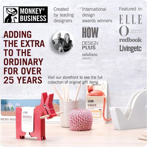 Monkey Business Rusty The Dog Tail Hook for Computer Screen, Desk Headphone Hanger Organizer Decorative Hooks, Adhesive Hook for Hanging Keys Cables Hats and Computer Accessories in Kuwait