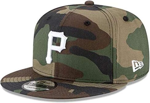 New Era Unisex-Adult MLB 9Fifty Camo Primary Logo Adjustable Snapback Hat Cap One Size Fits All in Saudi Arabia