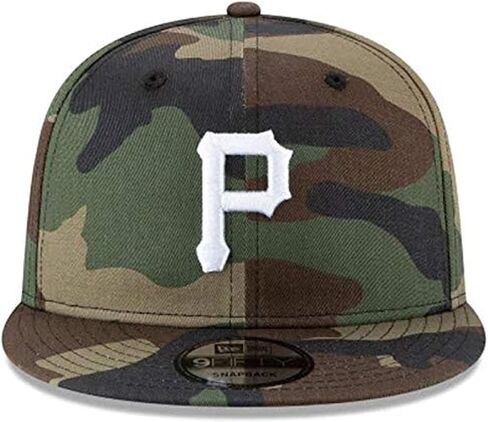 New Era Unisex-Adult MLB 9Fifty Camo Primary Logo Adjustable Snapback Hat Cap One Size Fits All in Saudi Arabia