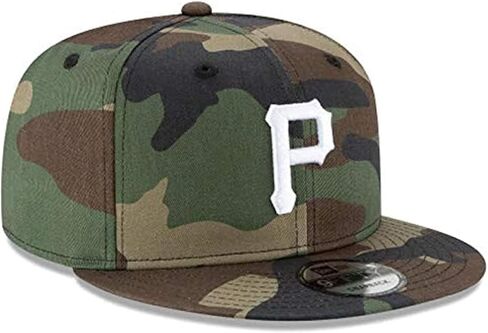 New Era Unisex-Adult MLB 9Fifty Camo Primary Logo Adjustable Snapback Hat Cap One Size Fits All in Saudi Arabia