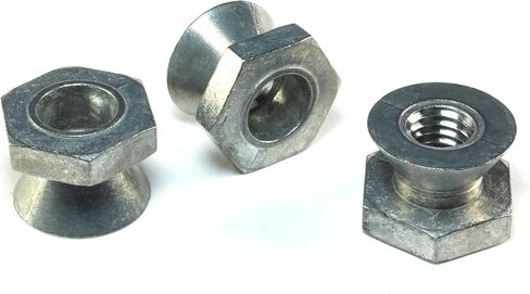 12 Pieces of 1/2-13 Break-Away Shear Nuts, Zamak5, Security Anti-Theft Fastners Tamper Proof in Saudi Arabia