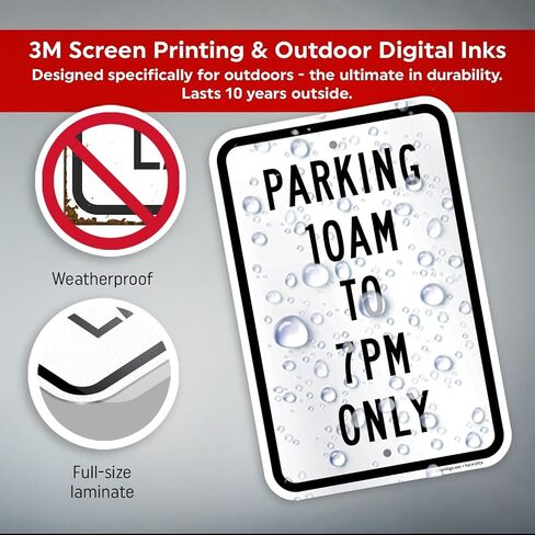 SmartSign 18 x 12 inch “Add Your Own Message, Choose Color" Custom Metal Sign, 63 mil Aluminum, 3M Laminated Engineer Grade Reflective Material, Choose Your Color, Made in USA in Saudi Arabia