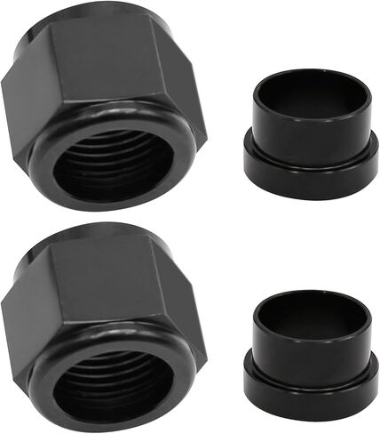 12an أنبوب أنبوب وأكمام 3/4 (19mm) خط خرطوم أنبوب سبيكة OD ، محول خط الصلب من الألومنيوم ، جوز الأنبوب والأكمام لأنابيب الألومنيوم OD (2pcs) in Saudi Arabia