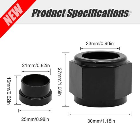 12an أنبوب أنبوب وأكمام 3/4 (19mm) خط خرطوم أنبوب سبيكة OD ، محول خط الصلب من الألومنيوم ، جوز الأنبوب والأكمام لأنابيب الألومنيوم OD (2pcs) in Saudi Arabia