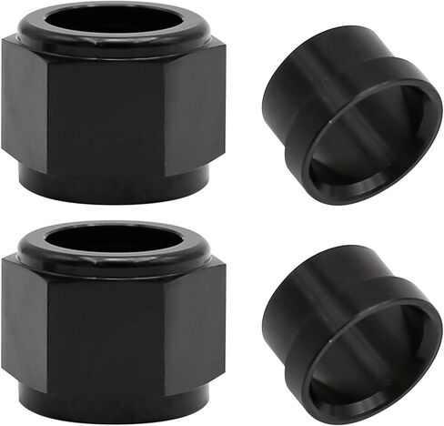 12an أنبوب أنبوب وأكمام 3/4 (19mm) خط خرطوم أنبوب سبيكة OD ، محول خط الصلب من الألومنيوم ، جوز الأنبوب والأكمام لأنابيب الألومنيوم OD (2pcs) in Saudi Arabia