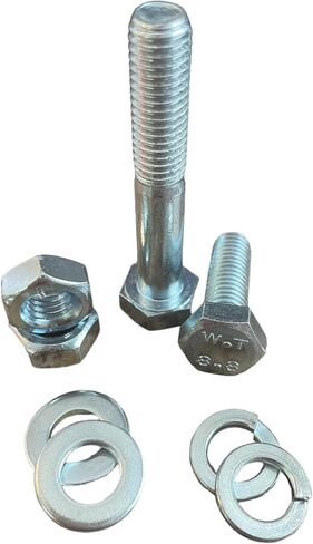 M&M Fasteners 2,540-Piece Metric Class 8.8 Hex Cap Screw Bolt Nut & Washer Assortment Kit - M6, M8, M10, M12, M14 in Saudi Arabia