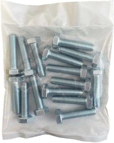 M&M Fasteners 2,540-Piece Metric Class 8.8 Hex Cap Screw Bolt Nut & Washer Assortment Kit - M6, M8, M10, M12, M14 in Saudi Arabia