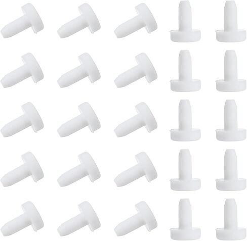 UXCELL 25 PCS T على شكل سد سيليكون على شكل ، ضياء 3 مم/0.12 بوصة مرنة سدادة سدادة سدادة قابلة لإعادة استخدام سدادة قابلة لإعادة الاستخدام in Saudi Arabia