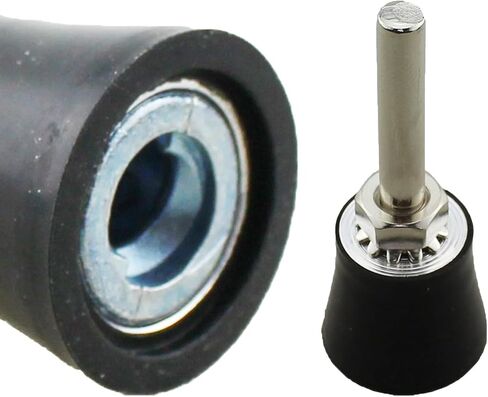 TAODAN 3PCS 1 Inch Black Rubber Disc Pad Holders Drilling Air Mould Grinding Machine Rotary Tool Industrial Abrasive Finishing Product in Saudi Arabia