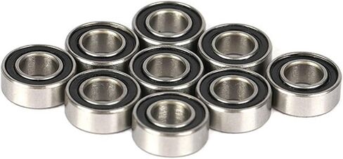 S683 2RS ​​3x7x3 M من الفولاذ المقاوم للصدأ تحمل 683 S683 SMR683 SMR683 2RS ​​محامل محامل المطاط 5pcs in Saudi Arabia