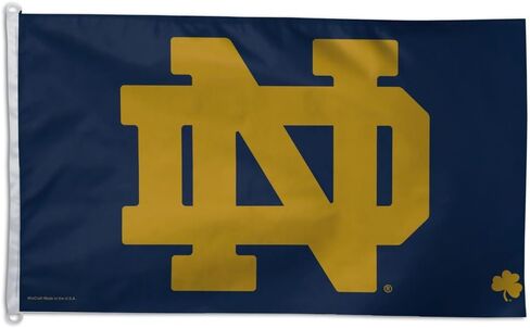 Wincraft NCAA Notre Dame Fighting Irish Flag3'x5 '، ألوان الفريق ، حجم واحد in Saudi Arabia