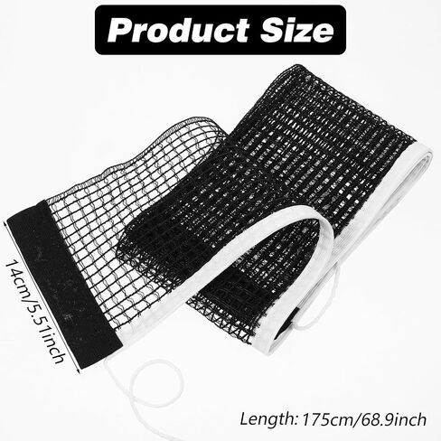 Pong Net Nylon Table Tenniswith Clamp Professional Training Practice Portable Grip Holder Clip Accessories in Saudi Arabia