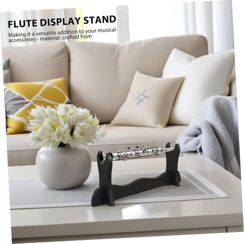 Toyandona Flute Organizer Stand Selegant Desktop Flute Rack للتخزين الأنيق للموسيقيين الموفرة للمساحة. in Saudi Arabia