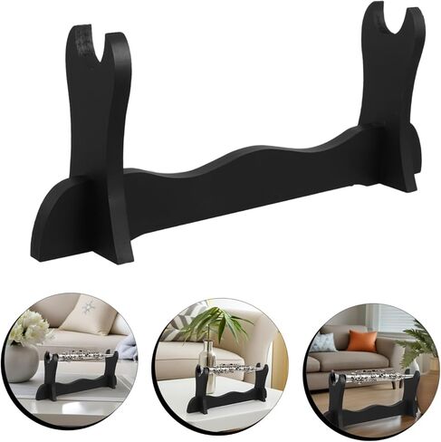Toyandona Flute Organizer Stand Selegant Desktop Flute Rack للتخزين الأنيق للموسيقيين الموفرة للمساحة. in Saudi Arabia