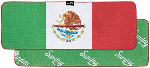 Sunday Golf Microfiber Golf Towel 14 x 40 inches| Premium Fabric | Waffle Pattern with Center Slit (Ben Hogan - Greatest Swing) in Saudi Arabia