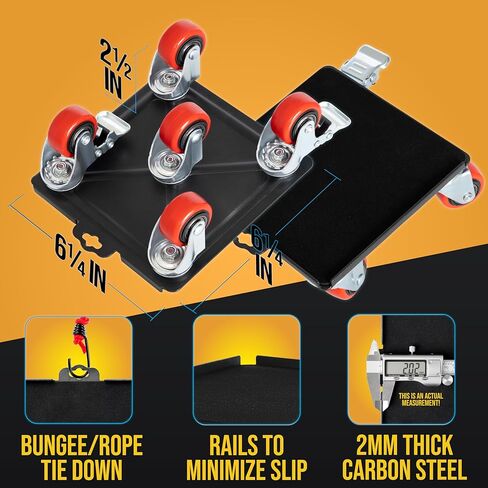 محرك الأثاث الثقيل مع عجلات الأثاث Dolly Kit Moving Furniture Lift Mover Tool Wheels Piano Dolly Pool Table Dollies Double Bearings Locks Max Caper in Kuwait
