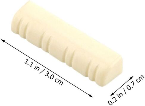 5pcs Guitar Nut Saddle String Mandolin Replacement Part Acoustic Guitar Accessories Easy Install Remove in Saudi Arabia