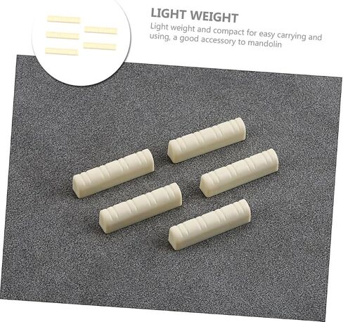 5pcs Guitar Nut Saddle String Mandolin Replacement Part Acoustic Guitar Accessories Easy Install Remove in Saudi Arabia