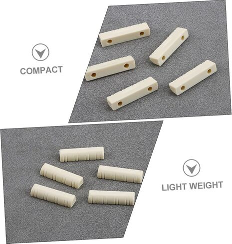 5pcs Guitar Nut Saddle String Mandolin Replacement Part Acoustic Guitar Accessories Easy Install Remove in Saudi Arabia
