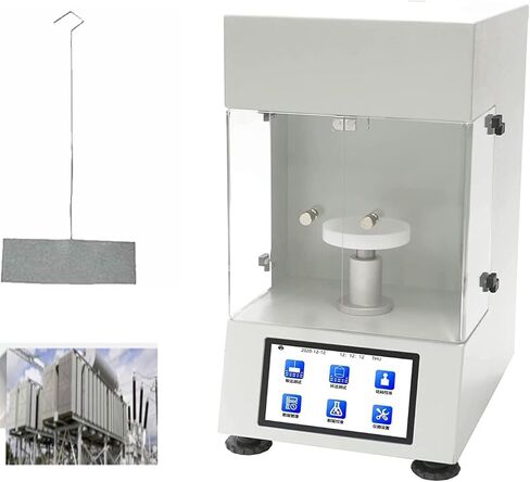 Automatic Liquid Surface Tensiometer Liquid Interfacial Tensiometer with Range 0 to 1000mN/m Accuracy 0.01mN/m Du Nouy Ring Method Test 4.3 inch Touch Screen Display ASTM Standard in Saudi Arabia
