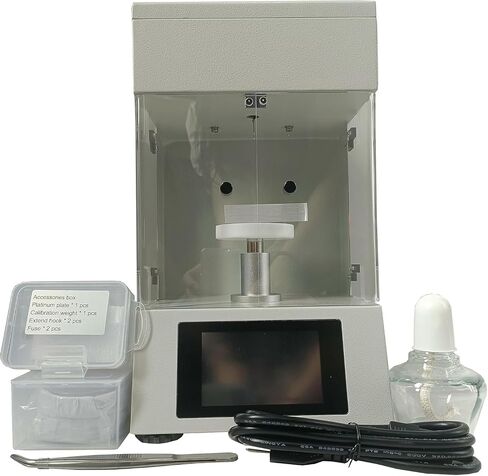 Automatic Interfacial Tensiometer Liquid Interfacial Tension Meter For Oil Paint Industry Test With Du Nouy Ring Method Measuring Range 0 to 1000mN/m Accuracy 0.01mN/m m ASTM D-971 in Saudi Arabia