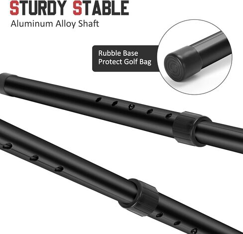 قطب دعم حقيبة سفر الجولف المحمولة ، حامي غلاف الدعم المضاد للتأثير على شكل مظلة وقضيب سبيكة الألومنيوم ، نظام دعم حقيبة السفر في نادي الجولف ، حماية النوادي من التأثير in Kuwait