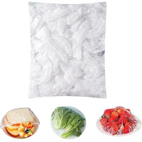 HomeLove 200pcs وعاء بلاستيكي يغطي أغطية طبق الغلاف الغذائي ، ومرنة قابلة لإعادة الاستخدام مرنة ، وأكياس الحفاظ in Kuwait