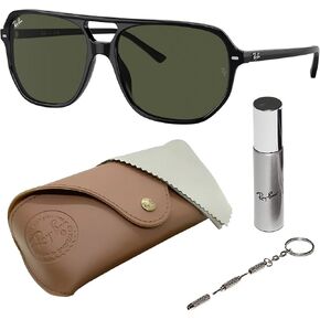 Ray-Ban RB2205 BILL ONE Square-Round Shape Sunglasses with Official Eyewear Kit Bundle in Saudi Arabia