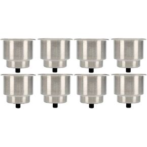 Amarine Made 4pcs Stainless Steel Cup Drink Holder with Drain for Marine Boat RV Camper in Kuwait
