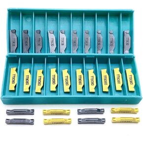 Carbide Tool TDC3 TT9030 TDC3 TT9080 Carbide Blade Original 3MM CNC Lathe Slotting Tool Cutting Blade Lathe Parts Tool (Angle : TDC3 TT9080, Shank Diameter : 20PCS(2box)) in Saudi Arabia