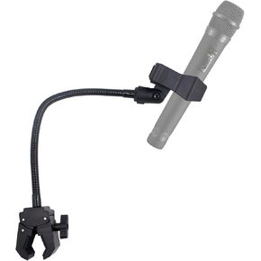 Gooseneck Microphone Stand with Crab Clamp, 11.8 Inch Flexible Adjustable Desk Arm with Microphone Clip for Music Recording Equipment and Live Broadcast Accessories in Kuwait