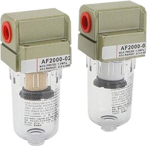 1pcs AF2000-02 AF3000-02 AF3000-03 AF4000-04 AF4000-06 AF5000-10 Compressed Air Compressor in Line Moisture Water Filter Trap(AF3000-03) in Saudi Arabia