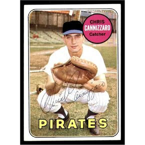 Chris Cannizzaro 1969 Topps #131 Autographed Pirates 81509 - Baseball Slabbed Autographed Cards in Kuwait
