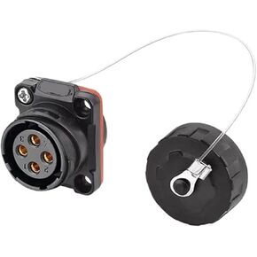 4 دبوس إشارة إشارة دائرية موصل أنثى لوحة مقبس مقبس ماء IP67 in Kuwait