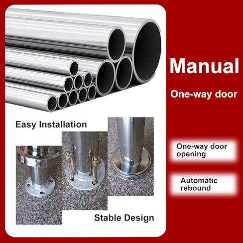 مدخل السوبر ماركت في اتجاه واحد ، بوابة أرجوحة محملة بنابض ، 90 درجة مفتوحة 1 أبواب مدخل أرجوحة ، لمراكز التسوق في متجر المكتبات (يسار) (90 × 97 سم) in Kuwait