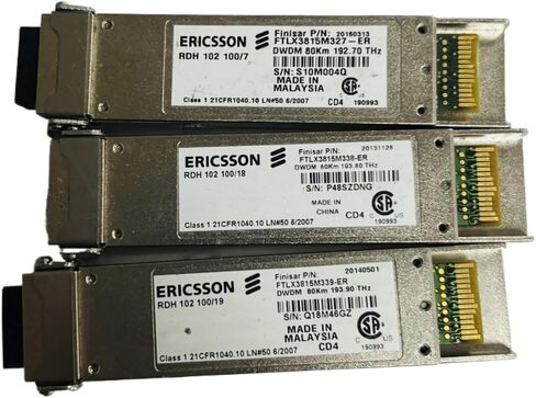RDH 102 100/18 100/19 100/7 DWDM 80KM FTLX3815M338-ER Optical Module in Saudi Arabia