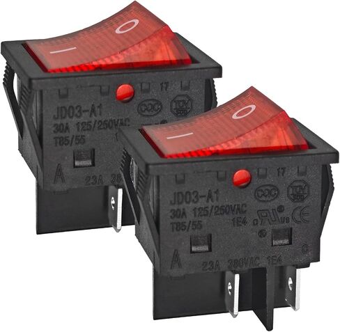 مفتاح موسيقى الروك JD03-A1 4-Bin (حزمة 2)-30A 125V/250V T85/55 1E4 مفاتيح الخدمة الثقيلة لآلات اللحام العاكس in Saudi Arabia