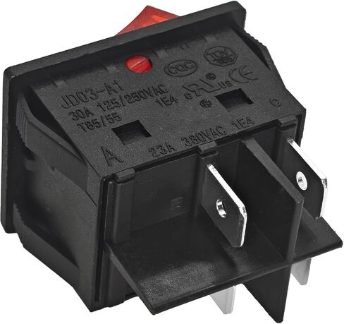 مفتاح موسيقى الروك JD03-A1 4-Bin (حزمة 2)-30A 125V/250V T85/55 1E4 مفاتيح الخدمة الثقيلة لآلات اللحام العاكس in Saudi Arabia