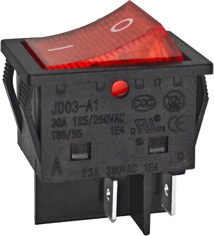 مفتاح موسيقى الروك JD03-A1 4-Bin (حزمة 2)-30A 125V/250V T85/55 1E4 مفاتيح الخدمة الثقيلة لآلات اللحام العاكس in Saudi Arabia