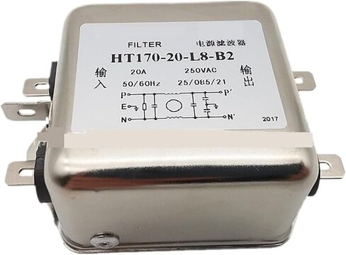 مرشح الطاقة أحادي الطور HT170-20-L8-B2 220V 20A in Saudi Arabia
