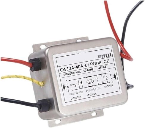 مرحلة واحدة 220 فولت تيار مرتفع 60A مع مرشح الخط CW12A-50A-L40A-L30A6A Liperier (50a) in Saudi Arabia