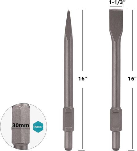 Berserker 1-3/16 "مجرفة سداسية ، 5-1/2 × 17-1/2 بوصة. in Kuwait