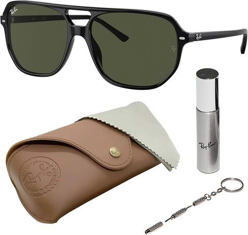 Ray-Ban RB2205 Bill One Square-Round Groud Groud Grade مع حزمة مجموعة النظارات الرسمية in Saudi Arabia