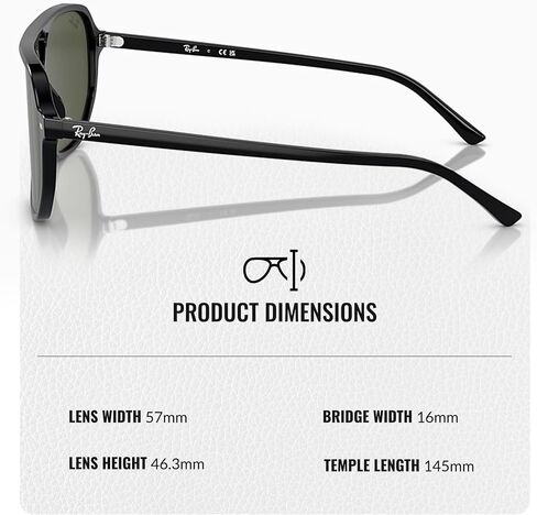 Ray-Ban RB2205 Bill One Square-Round Groud Groud Grade مع حزمة مجموعة النظارات الرسمية in Saudi Arabia